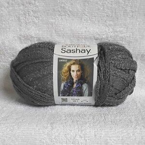Red Heart Boutique Sashay LW2517 30yds Full Ball/Skein of Yarn GREY 1409 BNIP!!